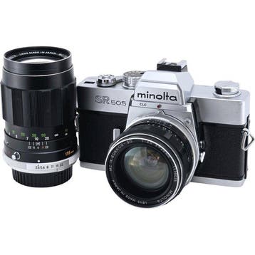 Minolta SR505 + MC Tele Rokkor-QD 135mm F3.5 + MC, Nieuw