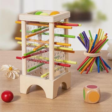 Montessori Houten Stokken Spel - Interactief Ouder-Kind Spel, Verzenden, Nieuw
