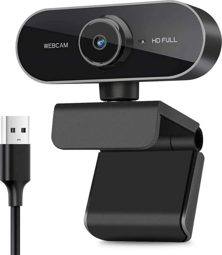YONO Webcam voor PC met Microfoon - 1080P Full HD -, Computers en Software, Overige Computers en Software, Zo goed als nieuw, Ophalen of Verzenden