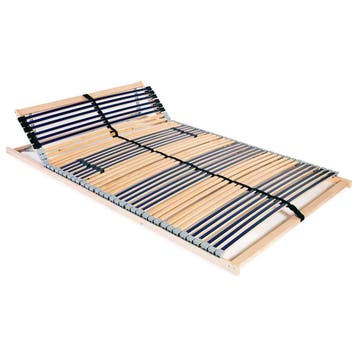 vidaXL Lattenbodem met 42 latten 7 zones 120x200 cm, Verzenden, Nieuw, Twijfelaar, 120 cm