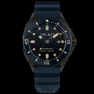 Ublast - SeaStrong - UBSS46CBBU - Rubber Strap - Heren -, Nieuw