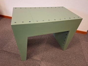 Dom Hans van der Laan - Gangbankje - C-1 open bankje - Hout