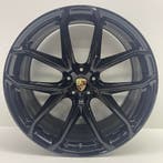 Porsche Macan II ORIGINELE 21 GT-Design Uni zwart met banden, Auto-onderdelen, Banden en Velgen, Ophalen, Gebruikt, 295 mm, Banden en Velgen