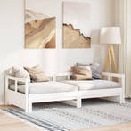 Grenenhouten slaapbank | 61% Korting, Huis en Inrichting, Banken | Bankstellen, Eenpersoons, Rustiek, Nieuw, 75 tot 100 cm