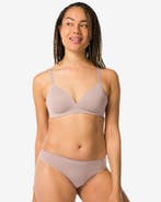 HEMA Damesstring second skin micro beige, Kleding | Dames, Verzenden, Beige