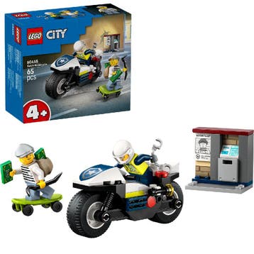 LEGO City politie achtervolging mot van €13,99 voor €9,79, Ophalen of Verzenden, Nieuw