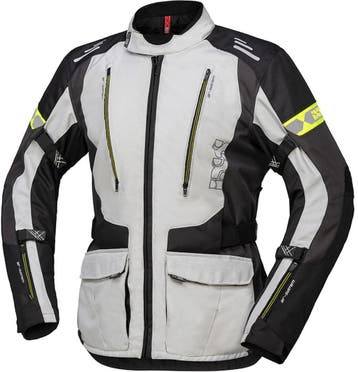 IXS Lorin-ST Light Grijs Zwart Textiele Motorjas, Motoren, Nieuw met kaartje, Jas | textiel, IXS, Heren