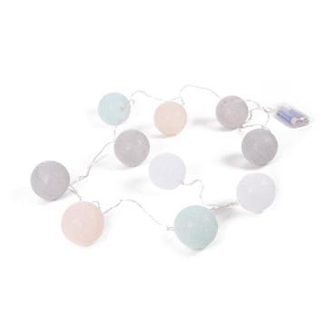 Benson Lichtsnoer - 10 LED lampen - veelkleurige cotton b..., Ophalen of Verzenden, Nieuw