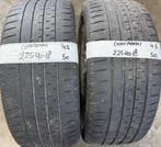 2x 225-40-18 Continental Zomer 2x4.5mm €50 PerBand 225 40 18, Ophalen, 18 inch, Gebruikt, Band(en)
