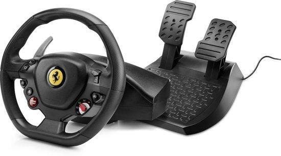 Thrustmaster T80 Ferrari 488 GTB Edition Stuur - PS4 + PC, Spelcomputers en Games, Spelcomputers | Sony PlayStation Consoles | Accessoires