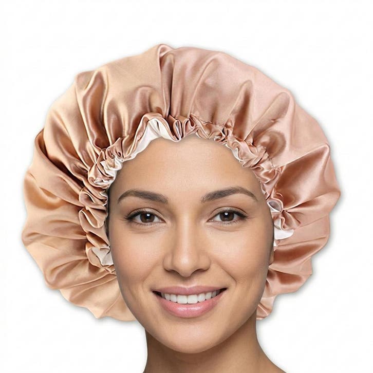 Kaki Satijnen Slaapmuts / Haar bonnet van Satijn / Satin hai, Sieraden, Tassen en Uiterlijk, Uiterlijk | Haarverzorging, Nieuw