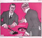 Spotprent over de gokkende overheid (lijst optie, Lithos), Verzenden