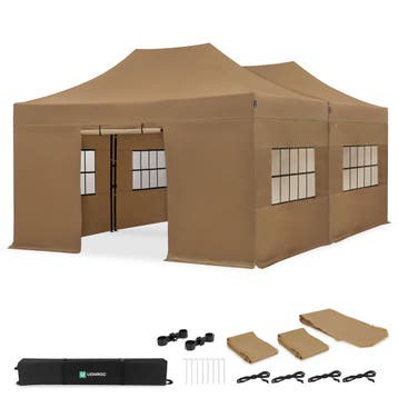 Partytent - 6x4.5 m - Premium easy-up Partytent | set incl., Verzenden, Nieuw