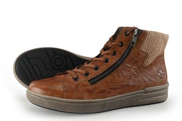 Rieker Snowboots in maat 40 Cognac, Kleding | Dames, Schoenen, Overige kleuren, Verzenden, Snowboots, Zo goed als nieuw
