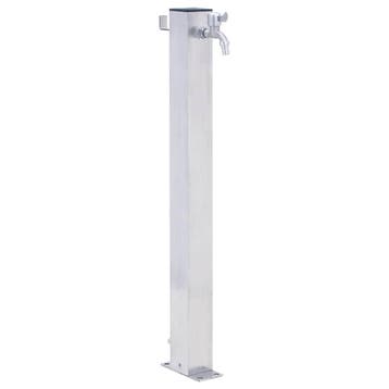 vidaXL Waterzuil vierkant 100 cm roestvrij staal, Tuin en Terras, Tuinslangen, Verzenden, Nieuw