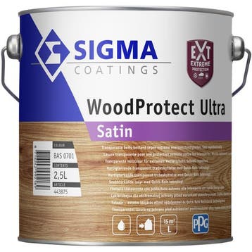 Woodprotect Ultra Satin Transparant 2,5 liter, Ophalen of Verzenden, Nieuw