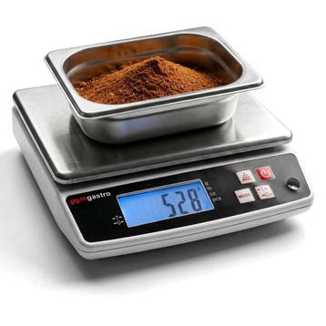 GGM Gastro | Precisieweegschaal - 5kg/0,5g - RVS weegplateau, Verzenden, Nieuw