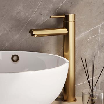 Brauer Gold Edition Verhoogde Opbouw Wastafelmengkraan Model, Ophalen of Verzenden, Nieuw