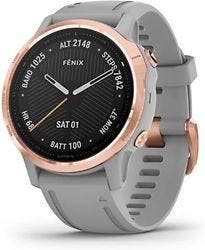 Garmin Fenix 6S Sapphire 42 mm grijs met een grijze, Verzenden, Gebruikt