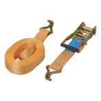 ProPlus Spanband met ratel - 2 haken - 8 meter - 2500 kg..., Ophalen of Verzenden, Nieuw