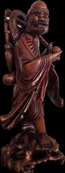 Shou Xing - Hout - China (Zonder minimumprijs), Antiek en Kunst