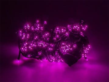 Kerstverlichting Paars 22 Meter 300 LEDs - 8 Standen, Diversen, Kerst, Ophalen of Verzenden, Nieuw