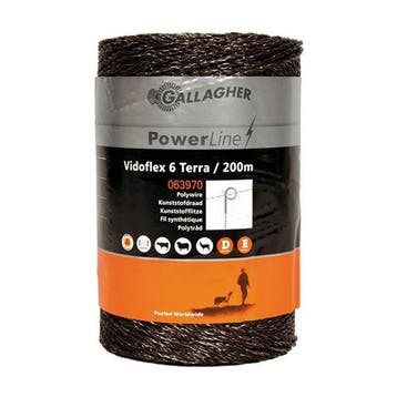 Gallagher Vidoflex 6 terra 200m, Ophalen of Verzenden, Nieuw