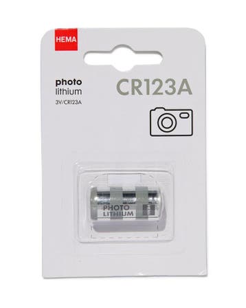 HEMA CR123A photo lithium batterij, Verzenden, Nieuw