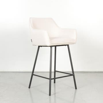 Barkruk Lycksele, beige, 4-poot onderstel, Ophalen of Verzenden, Nieuw