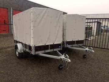 Nieuwe huif aanhanger Verhoogde nok uitvoering aanhangwagen, Nieuw