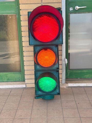 optoelettronica LEI italy - Stoplicht - polycarbonaat en, Antiek en Kunst