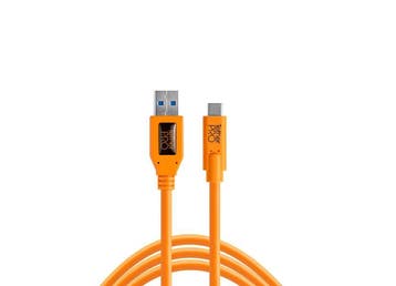 Tether Tools TetherPro USB 3.0 - USB-C (4,6m oranje), Ophalen of Verzenden, Nieuw