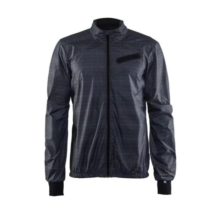 Craft Ride Wind Jacket Black/Gravel Maat M Fietsjas - Heren, Sport en Fitness, Wielrennen, Verzenden