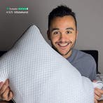 2dekans | Hoofdkussen - 180 Nachten Proefslapen - Memory, Ophalen of Verzenden, Zo goed als nieuw, Wit