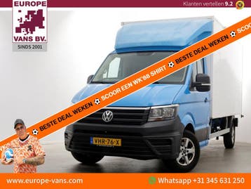 Volkswagen Crafter 35 2.0 TDI E6 Bakwagen met achterdeuren 2, Gebruikt, Euro 6, Dealer onderhouden, Lease