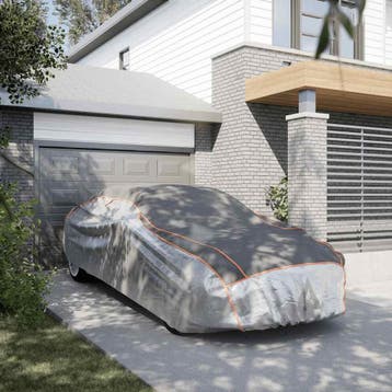 vidaXL Autohoes voor sedan hagelbescherming XL zilverkleurig, Verzenden, Nieuw