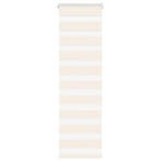 vidaXL Zebra Blind 45x150 cm stofbreedte 40,9 cm polyester, Verzenden, Nieuw, Beige