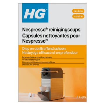 HG reinigingscups voor Nespresso machines, Verzenden, Nieuw