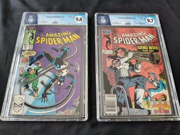 Amazing Spider-Man #285 Newsstand Edition , #297 - EGC 9.7 ,, Nieuw