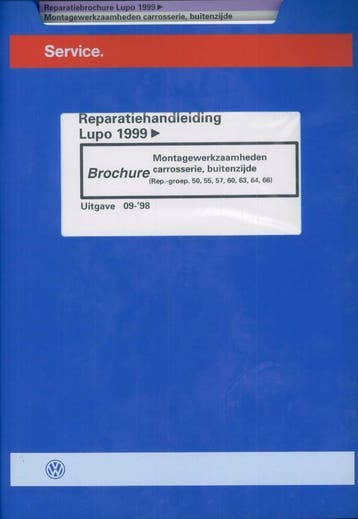 1999 Volkswagen Lupo Reparatiehandleiding, Verzenden