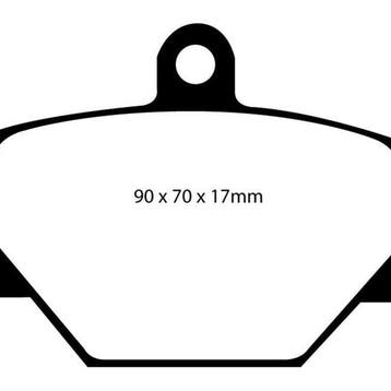EBC 08+ Smart Fortwo 1.0 Redstuff Front Brake Pads, Ophalen of Verzenden, Nieuw