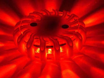 Led zwaailicht oranje | 9 flitsopties | Oplaadbare zwaailamp, Verzenden, Nieuw