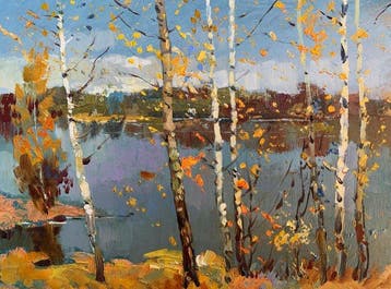 Yuriy Suprunchuk (1961) - View through the birches
