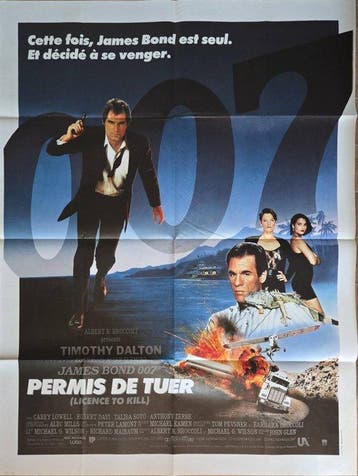 Timothy Dalton - James Bond - Permis de Tuer (Licence to, Nieuw