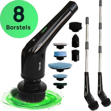 2dekans | Skrub elektrische schoonmaakborstel 2500mAh - met, Ophalen of Verzenden