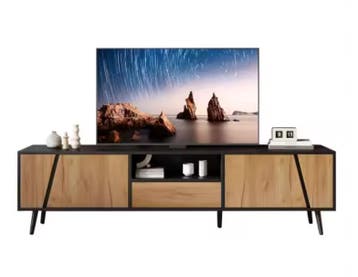 TV-Meubel 180 cm – Lowboard met 2 Deuren, Lade en Vakken, Verzenden, Nieuw