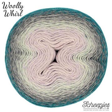 Scheepjes Woolly Whirl 1000m - Sugar Tooth Centre, Hobby en Vrije tijd, Breien en Haken, Verzenden, Nieuw