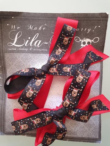 Lila Jo, Christmas Reindeir Bows., Verzenden, Nieuw