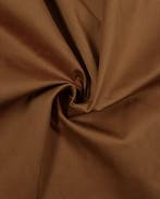 Katoen Viscose Stretch Cognac, Nieuw, Bruin
