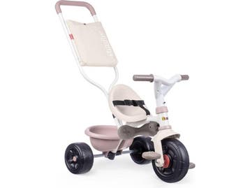Smoby Be Fun Comfort Pink - Driewieler - Loopfiets - Handrem, Verzenden, Nieuw, Smoby